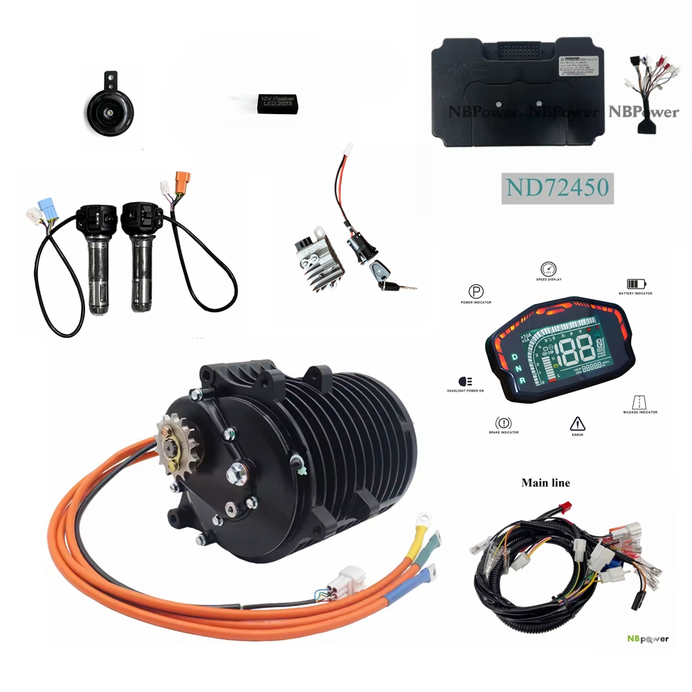 QS 138 3000W V3 70H Mid Drive  - đánh giá và giá Mid Drive Motor Kit 72V 3000W