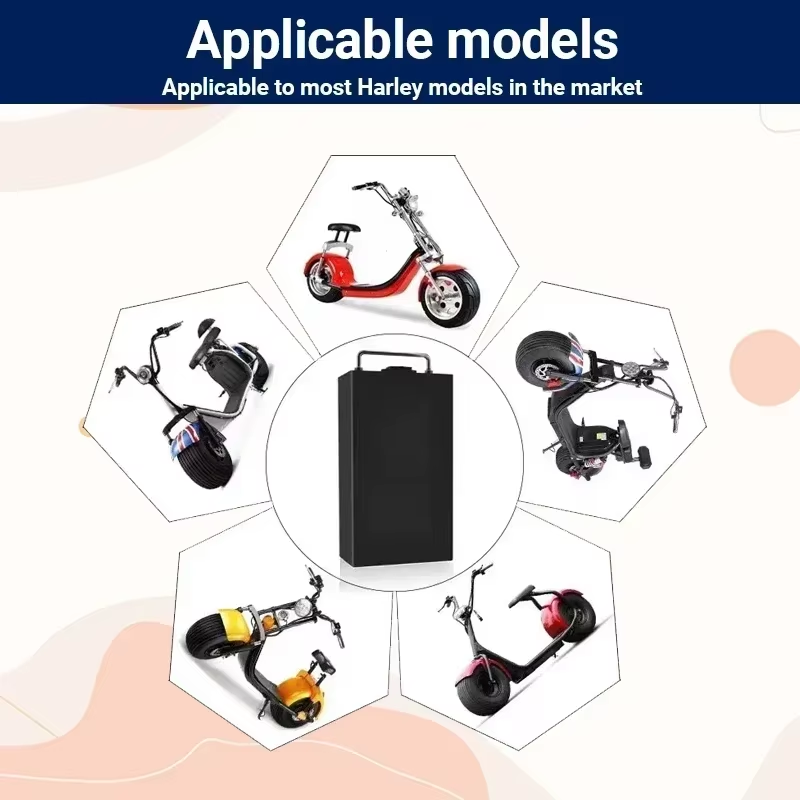 For Harley Electric Motorcycle - đánh giá và giá 60V 30Ah Electric Scooter Battery