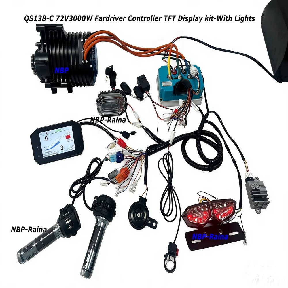 72V 3000W Mid Drive Motor Kit  - đánh giá và giá Mid Drive Motor Kit 72V 3000W