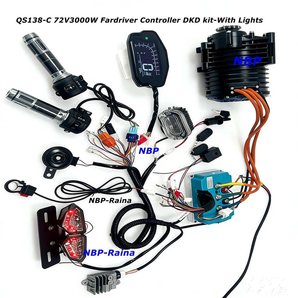 72V 3000W Mid Drive Motor Kit  - đánh giá và giá Mid Drive Motor Kit 72V 3000W