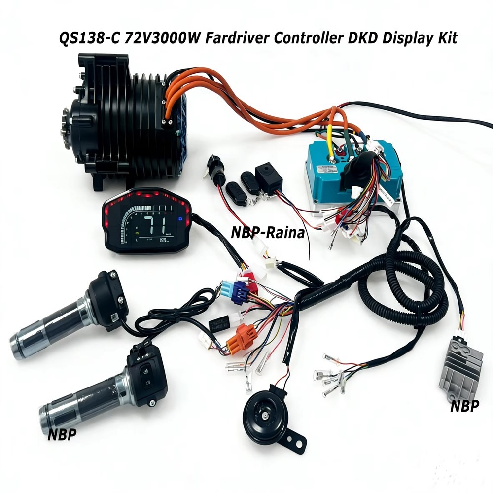 72V 3000W Mid Drive Motor Kit  - đánh giá và giá Mid Drive Motor Kit 72V 3000W
